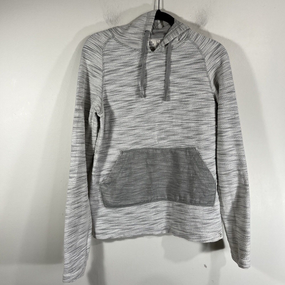 Free‎ Planet Gray Colorblock Kangaroo Pocket Hoodie Men's Small